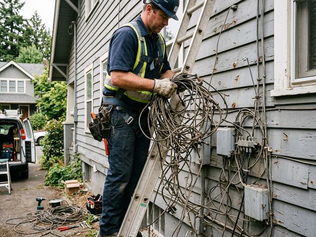 Network & Ethernet Cabling installation photo 8 by AI Low Voltage, Denver CO