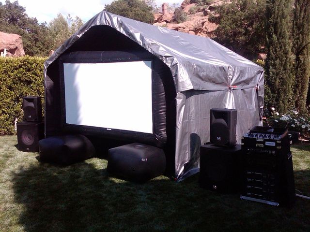 Inflatable Movie Screen by Dr. Gadget, Los Angeles CA