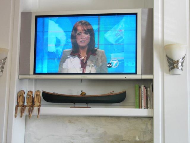 Built-In Wall Niche TV by Dr. Gadget, Los Angeles CA