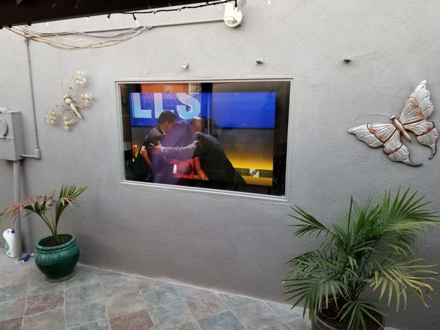 Framed Outdoor TV by Dr. Gadget, Los Angeles CA