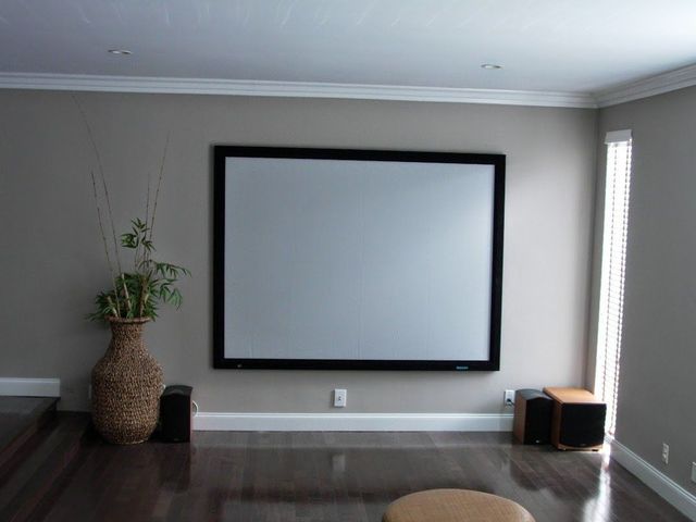 Fixed-Frame Projection Screen by Dr. Gadget, Los Angeles CA